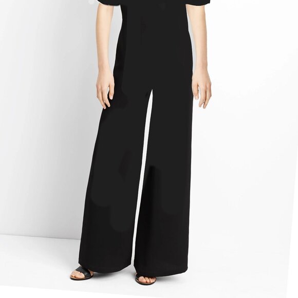 Ladies XS Velour Dressy Jumpsuit, Black with Subtle Jewel Tone, Beautiful - Picture 2 of 2
